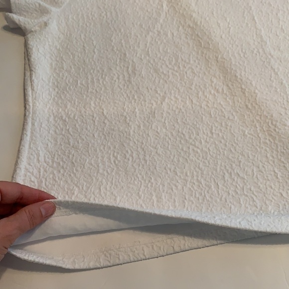 Laura Ashley petite short sleeve textured top - Picture 6 of 6